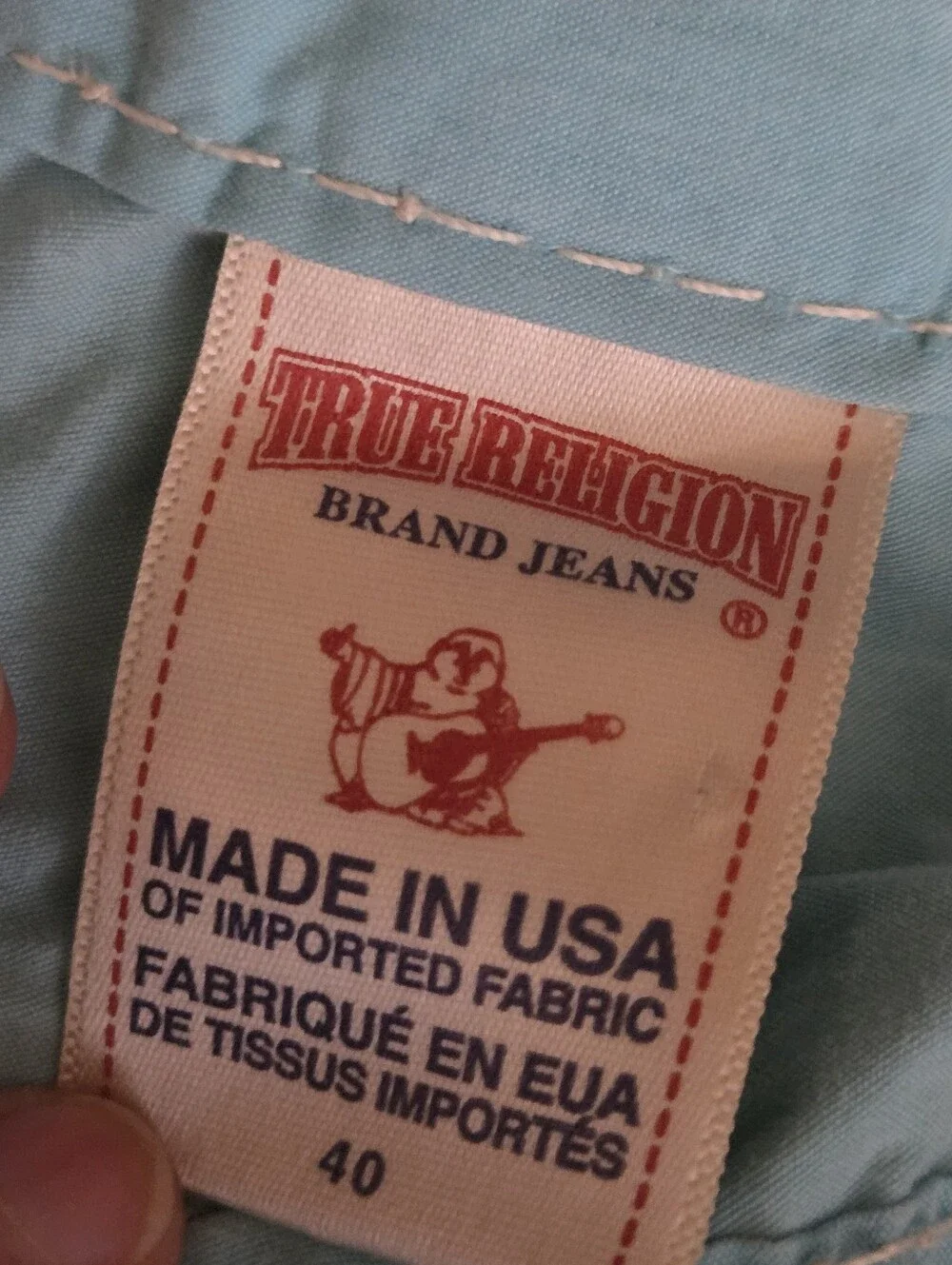 True Religion NEW Big T Board Shorts Men's 40 Faded Carribean Blue  $78